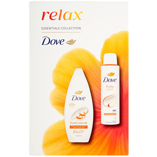 „Dove Relax Bodx Care Set“ – kūno priežiūros dovanų rinkinys