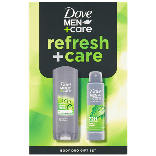 „Dove Men Refresh +Care Set“ – kūno priežiūros dovanų rinkinys