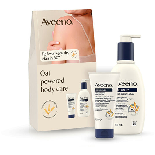 „Aveeno Skin Relief Set“ kūno priežiūros rinkinys (labai sausai ir jautriai odai)