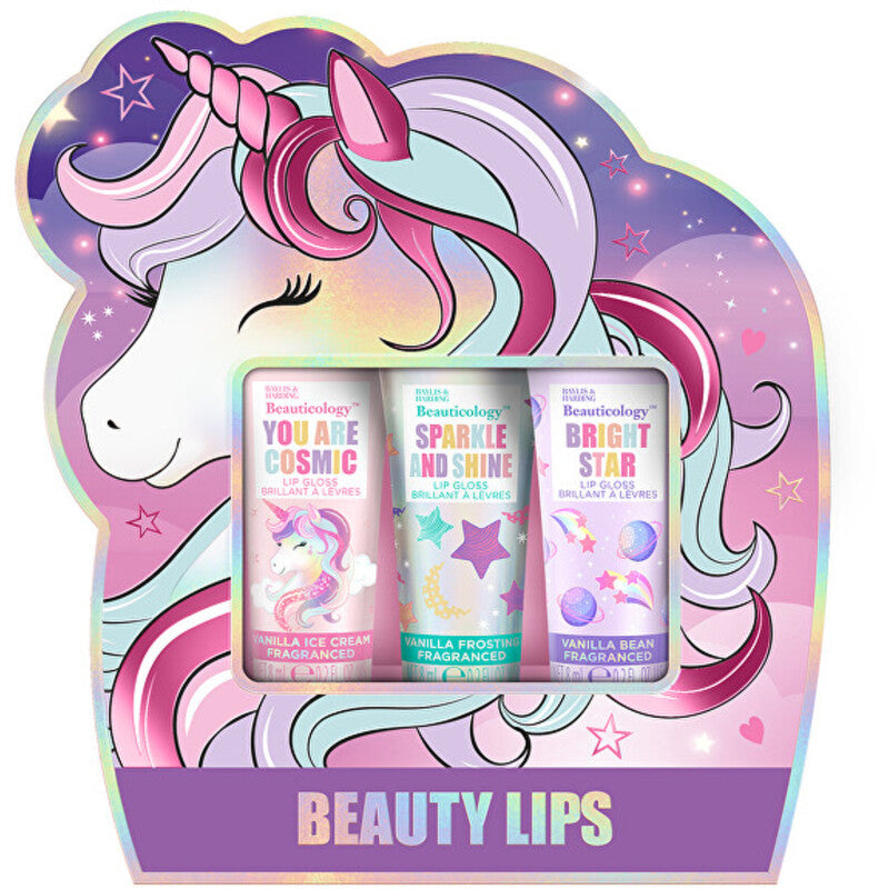 „Baylis & Harding Unicorn“ lūpų blizgių rinkinys (vienaragis) – dovanų rinkinys