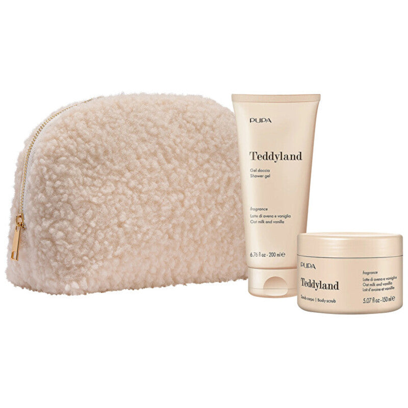 Pupa Avižų pieno ir vanilės „Teddyland“ rinkinys 2 – dovanų rinkinys