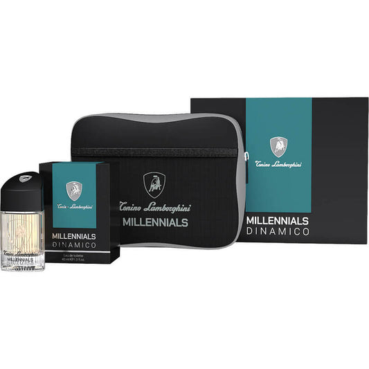 Lamborghini Millennials Dinamico Gift Set EDT 40 ml and Cosmetic Bag