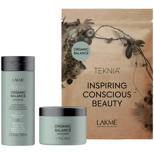 Lakmé „Teknia Organic Balance“ kelioninis rinkinys – rinkinys kasdieniam naudojimui