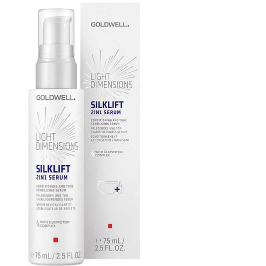 Goldwell „Light Dimensions Silklift 2in1“ serumas – spindinčių plaukų blizgesiui