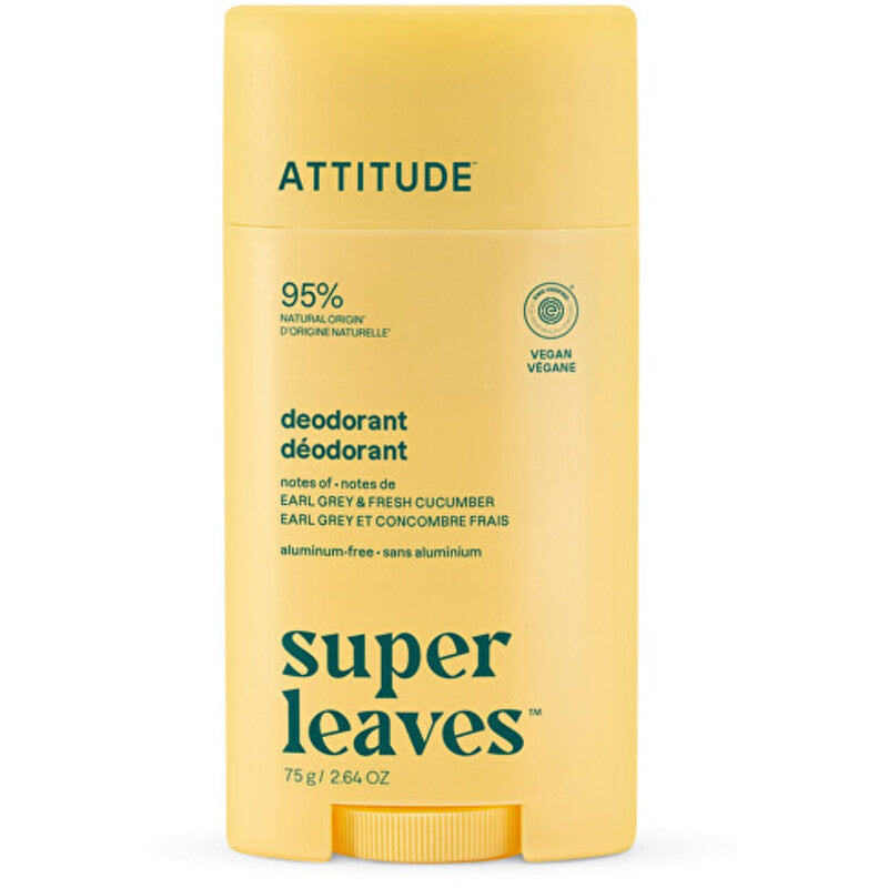 Attitude Super leaves Earl Grey & Cucumber - Natural deodorant