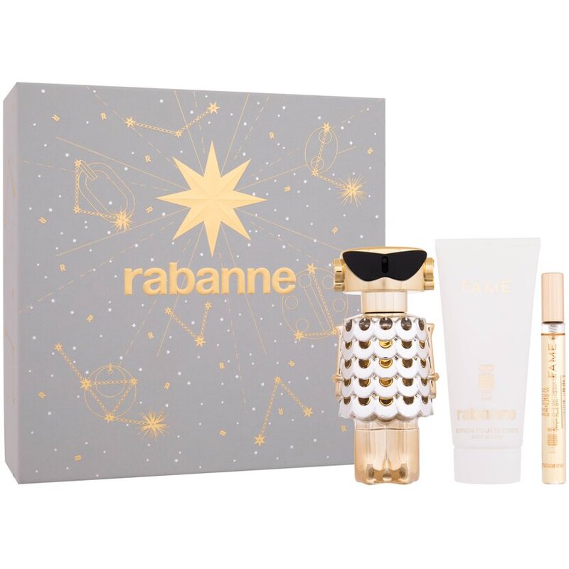 Paco Rabanne Fame Gift Set EDP 80 ml, body lotion 100 ml and miniature EDP 10 ml