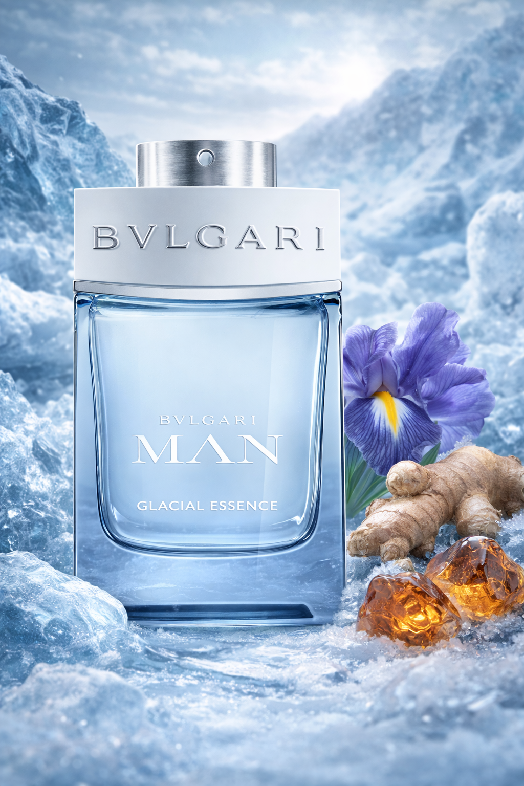 Bvlgari Man Glacial Essence Gift Set EDP 100 ml and EDP 15 ml