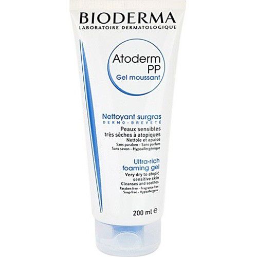 „Bioderma Atoderm PP Ultra Rich Foaming Gel“ – valomasis gelis sausai odai