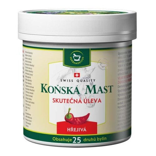 Herbamedicus Šildantis tepalas arkliams, 500 ml