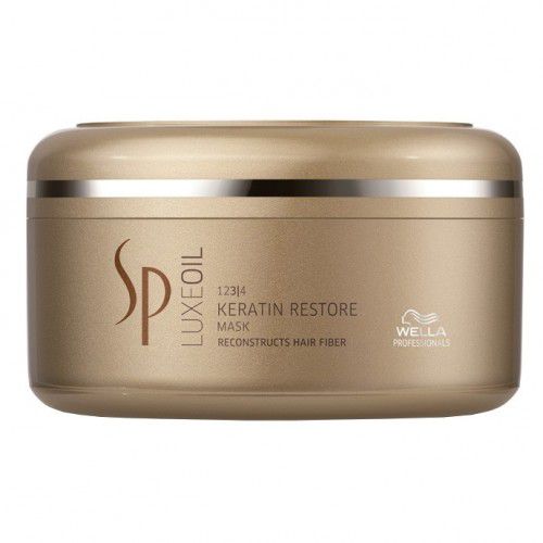 Wella Professional LuxeOil kaukė su keratinu (pažeistiems plaukams) - Prabangi kaukė